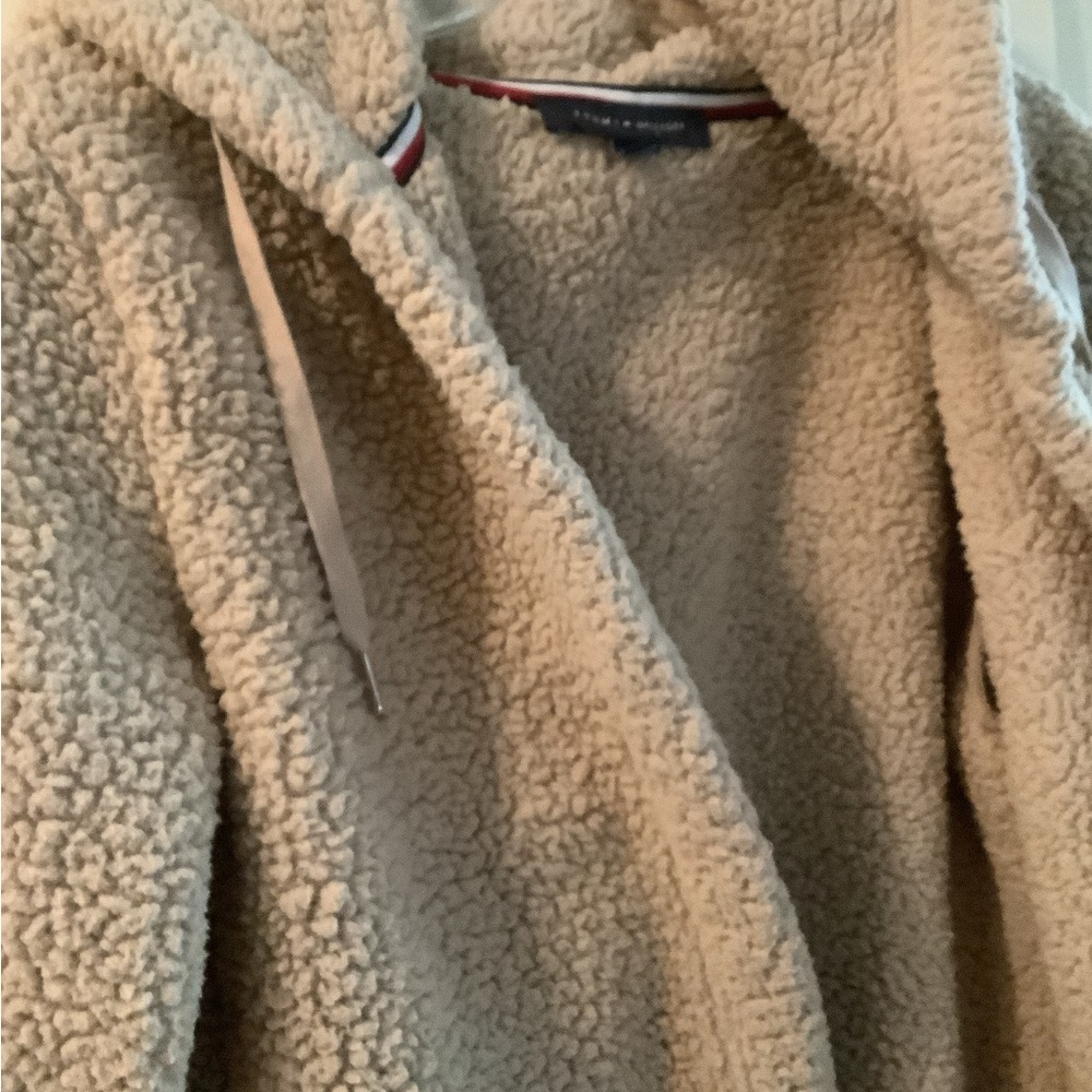Tommy Hilfiger Cream Sherpa Jacket
